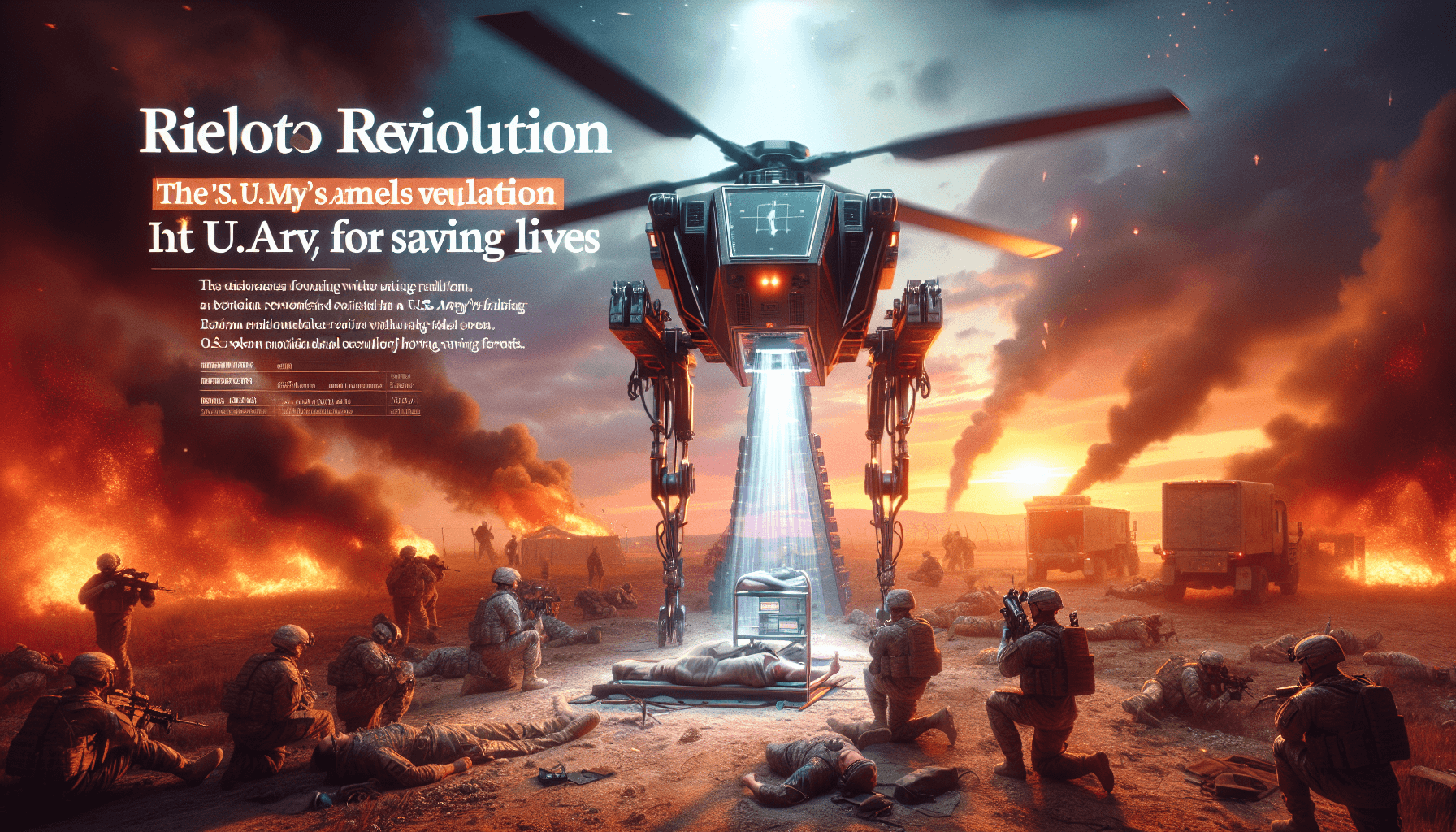 Army's Robot Revolution: Can Machines Save Lives on the Battlefield?
