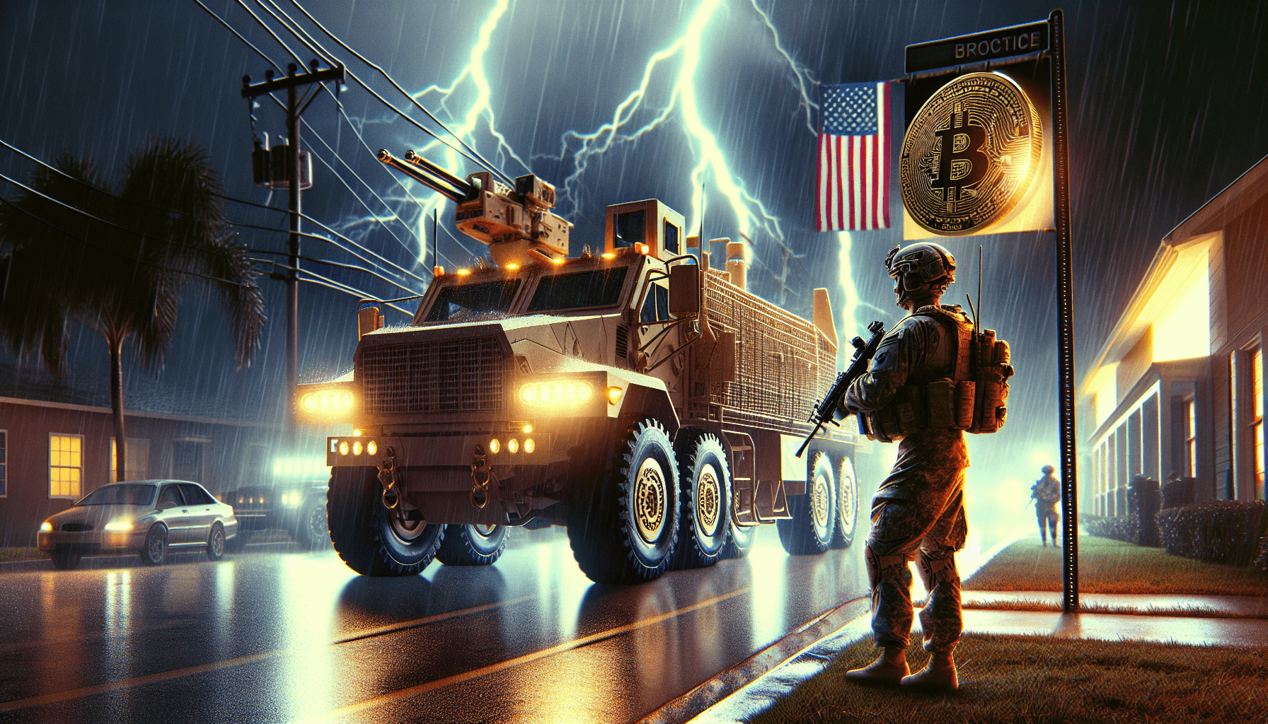 US Military Strength Spotlighted by President: Crypto Implications Loom